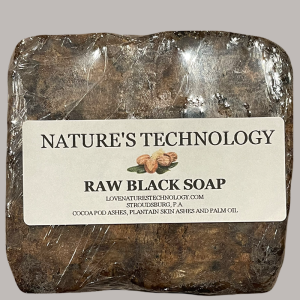Raw African Black Soap 1lb